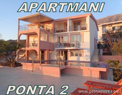 Ponta apartmani, частни квартири в града Dobre Vode, Черна Гора