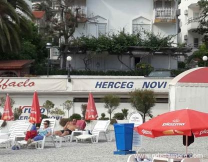 Tadic Igalo, privat innkvartering i sted Igalo, Montenegro - pogled sa plaze na oba stana