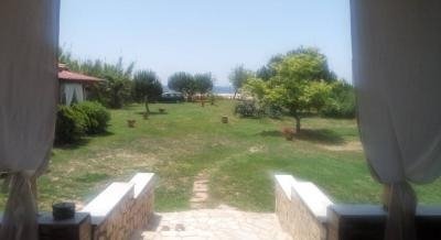 comfort house first on the beach, private accommodation in city Halkidiki, Greece