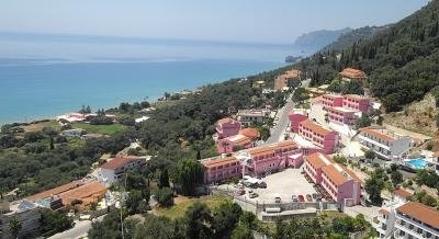 The Pink Palace, private accommodation in city Corfu, Greece