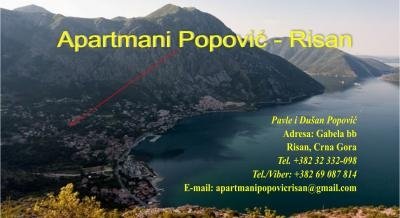 Appartamenti Popovic- Risan, alloggi privati a Risan, Montenegro