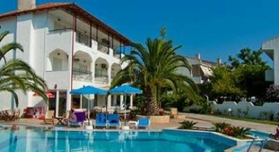 Estia Studios Hotel, private accommodation in city Fourka, Greece