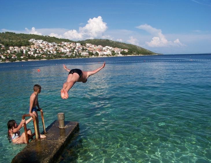 Plaža 100 m od kuće