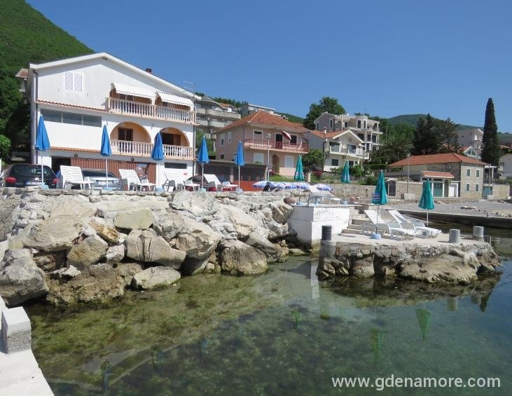 Pogled sa mora, sopstvena plaža