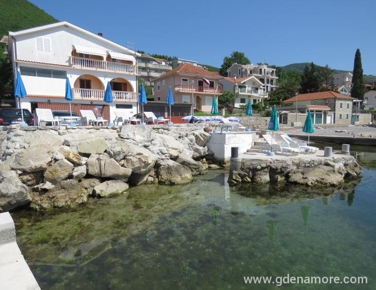 Pogled sa mora, sopstvena plaža