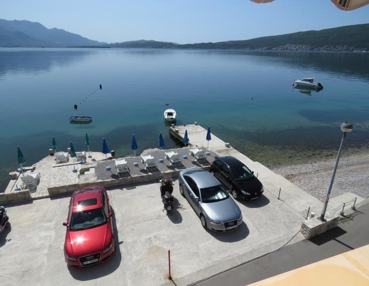 Parking, plaža