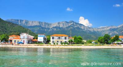 Александър Студиос, частни квартири в града Skala Potamia, Гърция