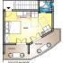 APARTMANI SOFIJA, STUDIO 1/4 nr 1, privatni smeštaj u mestu Bečići, Crna Gora - 383183-384-440x400