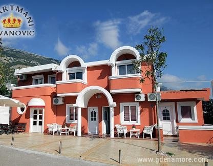 Apartmani Kruna Jovanovic, Lux one-Bedroom Apartment with Garden View ( 4 Adults ), private accommodation in city Sutomore, Montenegro - LOGO