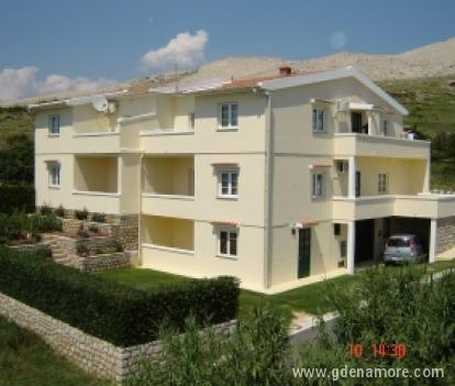 Апартаменты Басака, Частный сектор жилья Паг, Хорватия