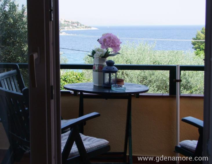 Sea view from the balcony