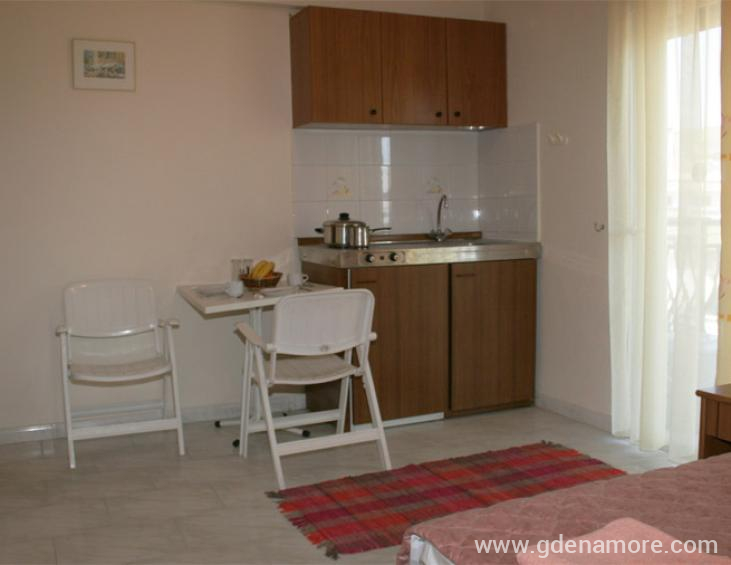 Kitchen in Dionisos 4 apartments